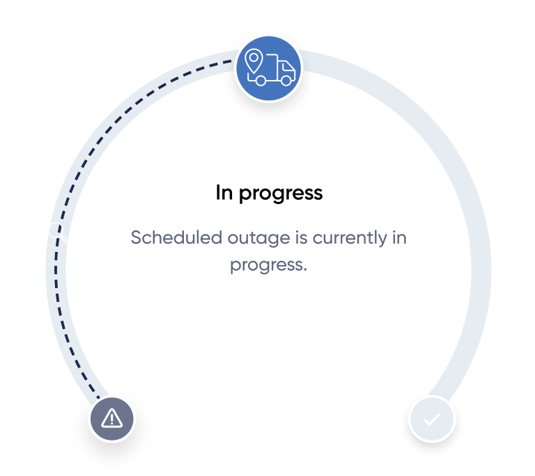 Stage 2 of a planned outage: in progress