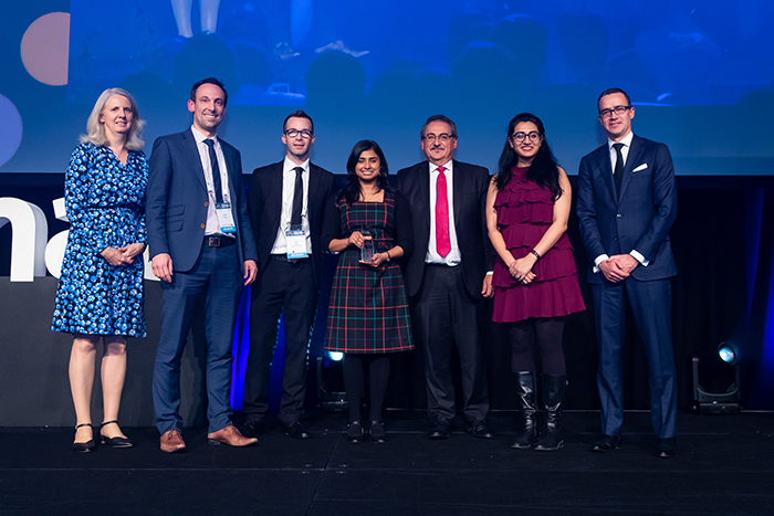 Group of people accepting the CEC Innovation Award